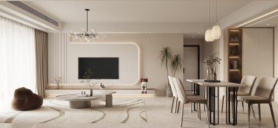 侘寂客餐厅3D模型下载